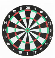 stinger darts set, beginner level, ø45cm x1.9cm (press paper) 6 darts 18g with lat. cover, cards box logo