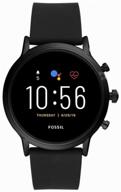 smart watch fossil gen 5 smartwatch the carlyle hr (silicone) wi-fi nfc, black logo