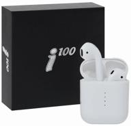 🎧 premium i100 wireless tws headphones with microphone - ideal for phone, smartphone, iphone, android - bluetooth (bluetooth) connectivity logo