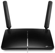 🔥 high-speed tp-link archer mr600 wifi router in sleek black design logo
