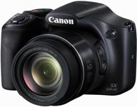 📷 black canon powershot sx530 hs camera logo