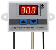 temperature controller techmeter xh-w3001 110v-220v/1500w (grey) logo