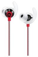 jbl reflect fit wireless headphones, red логотип