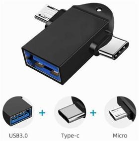 img 3 attached to OTG adapter usb 3.0 to type-c / micro usb 2 in 1