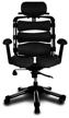 computer chair hara chair pascal for office, upholstery: textile, color: black logo