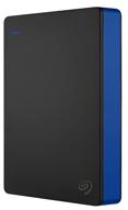 seagate external hard drive game drive for playstation 4 4tb (stgd4000400) black/blue logo