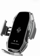 smart car holder premium 5s with automatic opening / closing / wireless charging +3 nozzles logo