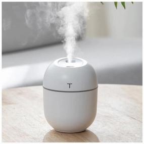 img 4 attached to Humidifier, desktop diffuser with RGB backlight (white) / humidifier for home / automatic humidifier / humidifier
