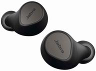 jabra elite 7 🎧 pro wireless headphones in titanium black logo
