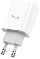hoco c80a high-speed network charger, 20w, white logo