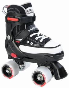 img 4 attached to Roller skates HUDORA Rollschuh Roller Skate, 22031, r. 32 – 35, black/white
