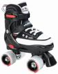 roller skates hudora rollschuh roller skate, 22031, r. 32 – 35, black/white logo