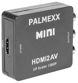 img 4 attached to Converter PALMEXX HDMI - AV (RCA), black