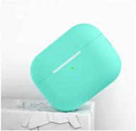 silicone earphone case for apple airpods pro 2 (2022), turquoise (tiffany), ultra thin, 0.01cm logo