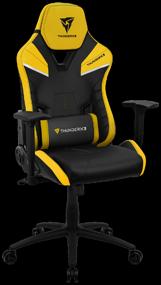 img 3 attached to Gaming chair ThunderX3 TC5, upholstery: faux leather, color: Bumblebee Yellow
