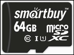 img 3 attached to 🔍 SmartBuy microSDXC 64GB Class 10 - High-Speed, 1 pc. Black