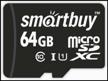 🔍 smartbuy microsdxc 64gb class 10 - high-speed, 1 pc. black logo