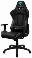 gaming chair thunderx3 ec3, upholstery: imitation leather, color: black logo