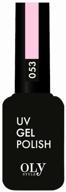 olystyle гель-лак для ногтей uv gel polish, 10 мл, 053 пастельно-розовый логотип
