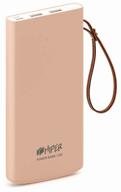 portable battery hiper travel10k, peach logo