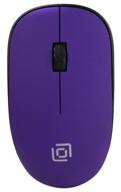 wireless mouse oklick 515mw, black/purple логотип