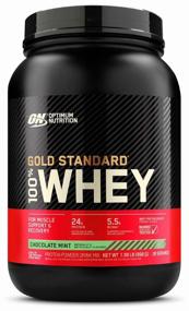img 3 attached to Optimum Nutrition 100% Whey Gold Standard Protein, 909g, Chocolate Mint