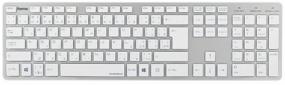 img 3 attached to Keyboard HAMA Rossano White-Silver USB