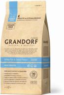 grandorf single grain cat adult skin & coat care white fish & turkey логотип