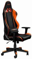 computer chair canyon deimos gc-4 gaming, upholstery: imitation leather, color: black/orange logo