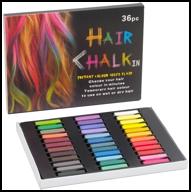 hair chalk мелки для волос, разноцветный 36, 36 мл, 327 г логотип
