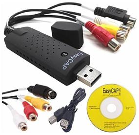 img 4 attached to Easier CAP 2022 video cassette digitizer for Win 10,8,7, XP / video capture card / video capture device / digitizer / easycap usb 2.0
