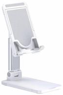 table folding stand usams us-zj059 for phones and tablets with a diagonal of 4.7-13 inches, adjustment of the angle 120°. color - white logo