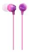 🎧 purple sony mdr-ex15ap in-ear headphones logo