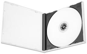 img 3 attached to Черная коробка для компакт-диска (с логотипом), на 1 диск, 10 мм, упаковка - 10 шт.