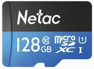 netac microsd 128gb u1c10 80mb/s adp memory card logo