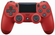 🎮 sony dualshock 4 v2 wireless controller magma red (cuh-zct2u)(red) for ps4 - enhance your gaming experience with red hot precision logo