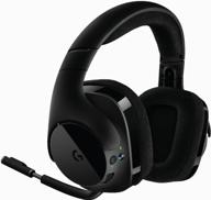 logitech g g533 wireless pc headset, black logo