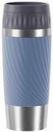 thermo mug emsa travel mug easy twist, 0.36 l, blue логотип