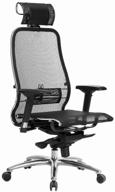 computer chair metta samurai s-3.04 for executive, upholstery: textile, color: black logo