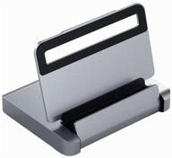 хаб-подставка satechi aluminum stand hub for ipad pro - space gray. материал алюминий. цвет серый космос. логотип