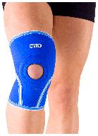 orto knee brace nkn 209, size m, blue logo