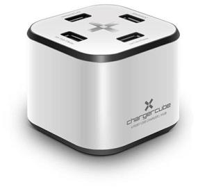 img 4 attached to Charging station Bliss Chargercube 220V-5V USB 4 ports, 8.6A total (4*2.4A(max)) USB2.0 HUB