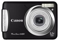 camera canon powershot a480, black logo