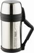 efficient classic thermos fdh, 1.65l: durable stainless steel design logo