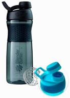 шейкер для холодных напитков blenderbottle sportmixer twist tritan для воды и спортивных напитков с завинчивающейся крышкой, неви логотип