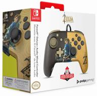 nintendo switch accessory: faceoff zelda wired controller logo