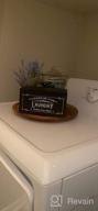 img 1 attached to Rustic Wooden Dryer Sheet Holder With Hinged Lid - Perfect Laundry Room Decor review by Zachary Caldwell
