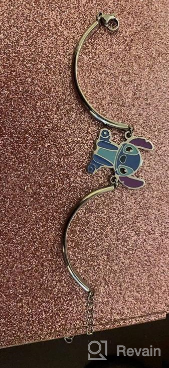 img 1 attached to 🧶 Stitch Earrings and Ohana Family Necklace Set: Cute and Stylish Jewelry for Girls and Women - Perfect for Stitch Lovers and Friendship Gifts review by Justin Kautzman