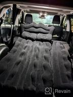 img 1 attached to Conlia Back Seat Inflatable Car Mattress With Flocking Cushion For SUV, Backseat Air Mattress For A Comfortable And Convenient Car Ride review by Adrian Summers