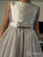 img 1 attached to Glamulice: Authentic Vintage Embroidered Bridesmaid Girls' Clothing and Dresses with Stunning Ruffles review by Julius Robinson